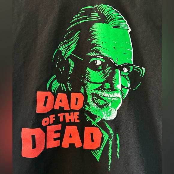 George Romero "Dad of the Dead T-Shirt Size Large Great Condition - Picture 2 of 6